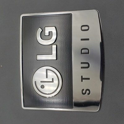 Logo di nickel metallo elettroplato eco-compatibile Logo personalizzato per il marchio professionale