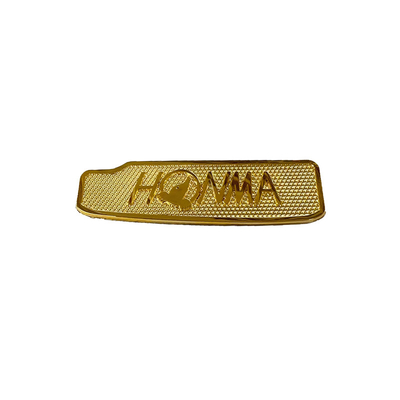 Logo personalizzato End eco-compatibile Nickel Elettroformed Metal Badge per attrezzature sportive
