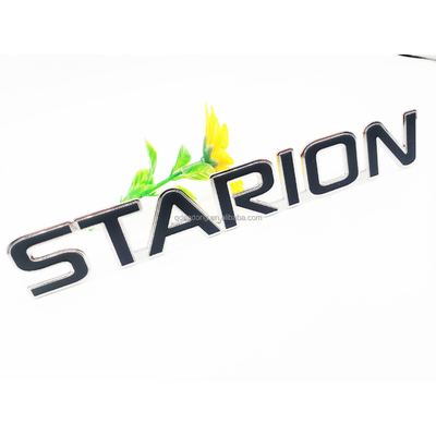 Stampa di imballaggi per la produzione di logo in metallo goffrato elettroformato personalizzato OEM in nichel