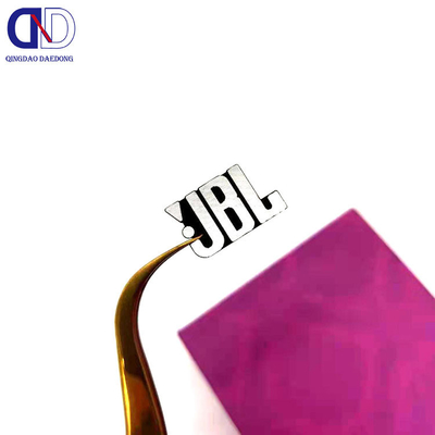 Acceptabile Logo del cliente Etichette di timbraggio in metallo per personalizzazione