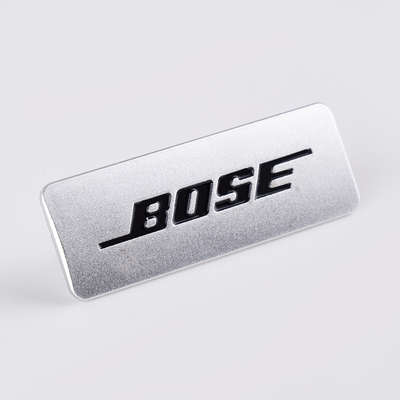Logo elettrico in nichel ultra-sottile con colore personalizzato e garantito 100% QC o test