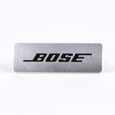 Logo elettrico in nichel ultra-sottile con colore personalizzato e garantito 100% QC o test