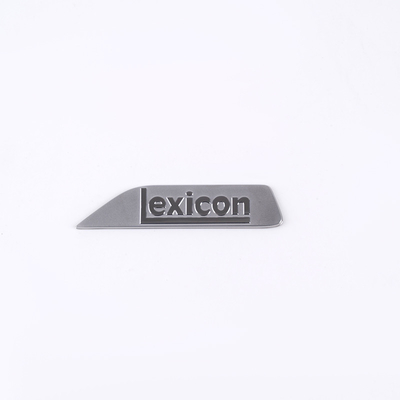 Logo metallo nickel silver personalizzato da QC-Guaranteed Electroforming