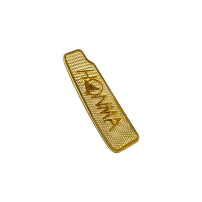 Logo personalizzato End eco-compatibile Nickel Elettroformed Metal Badge per attrezzature sportive