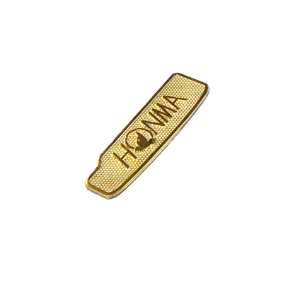 Logo personalizzato End eco-compatibile Nickel Elettroformed Metal Badge per attrezzature sportive