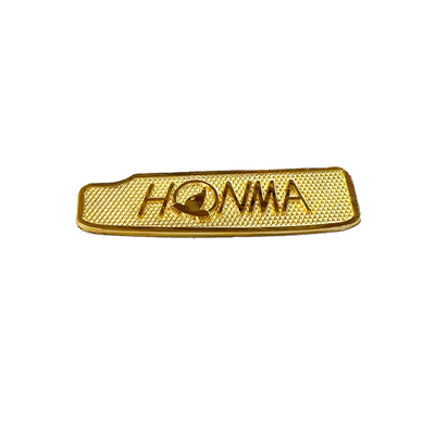 Logo personalizzato End eco-compatibile Nickel Elettroformed Metal Badge per attrezzature sportive