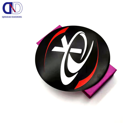Fabbricazione di connettori Logo industriale personalizzato Logo in metallo di alluminio