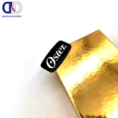 Etichette di logo in metallo di nickel e rame elettroformate per soluzioni di branding personalizzate