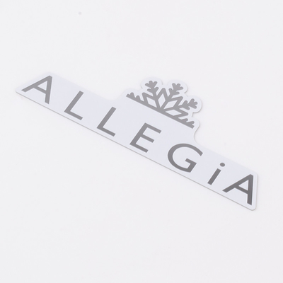 Piastra di etichetta in acciaio inossidabile personalizzata con colla autoadesiva e logo del cliente