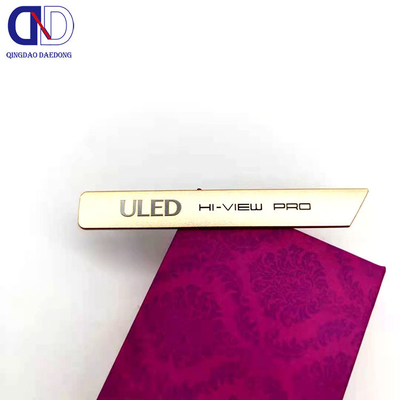 Logo in metallo di nichel elettroformato personalizzato per maglietta da basket